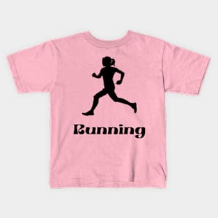 Women Running for Fitness Kids T-Shirt